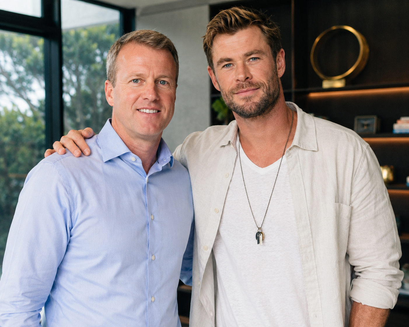 Jon Moeller and Chris Hemsworth